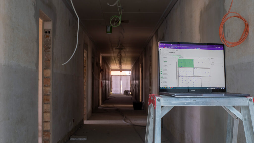 Noocoon Expert im Einsatz: Installationsplan auf der Großbaustelle